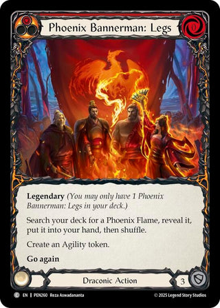 Image for Phoenix Bannerman Legs (Red) (PEN260) (Compendium of Rathe) - Flesh and Blood TCG