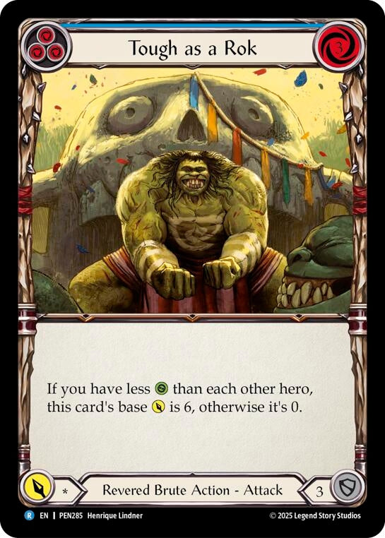 Image for Tough As A Rok (Blue) (PEN285) (Compendium of Rathe) - Flesh and Blood TCG