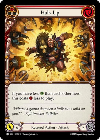 Image for Hulk Up (Red) (PEN291) (Compendium of Rathe) - Flesh and Blood TCG