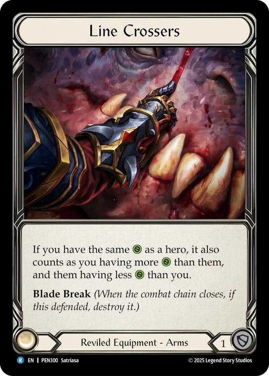 Image for Line Crossers (PEN300) (Compendium of Rathe) - Flesh and Blood TCG