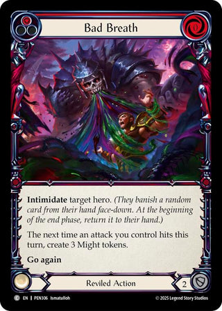 Image for Bad Breath (Red) (PEN306) (Compendium of Rathe) - Flesh and Blood TCG