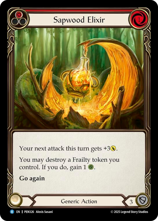 Image for Sapwood Elixir (Red) (PEN326) (Compendium of Rathe) - Flesh and Blood TCG