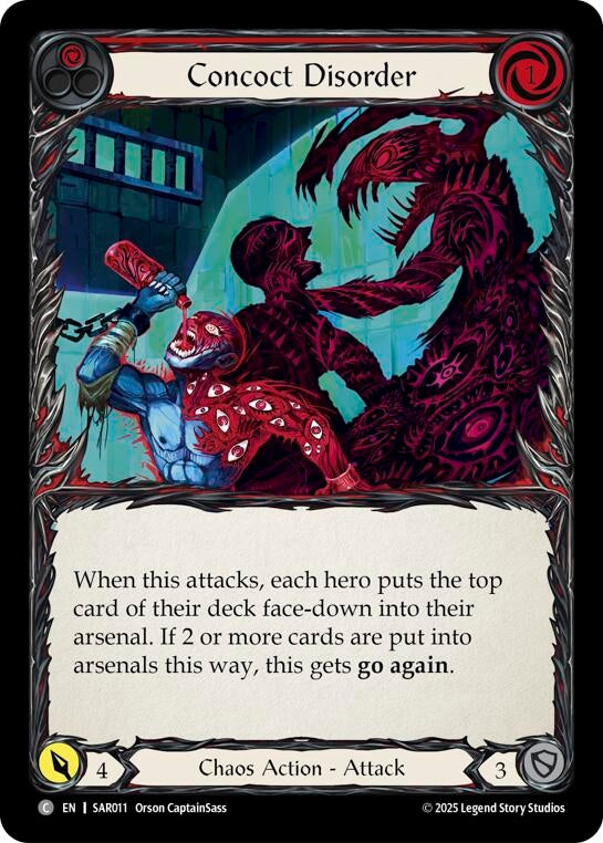 Image for Concoct Disorder (SAR011) (Silver Age Chapter 2) - Flesh and Blood TCG
