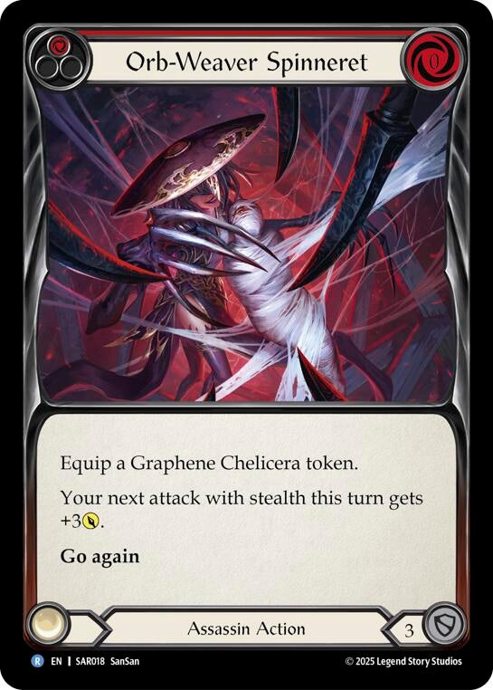 Image for Orb-Weaver Spinneret (SAR018) (Silver Age Chapter 2) - Flesh and Blood TCG