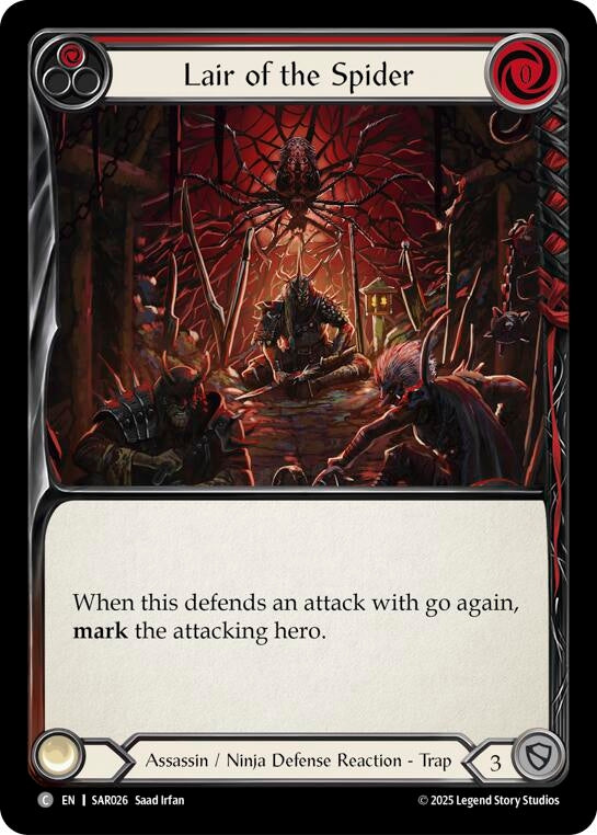 Image for Lair of the Spider (SAR026) (Silver Age Chapter 2) - Flesh and Blood TCG