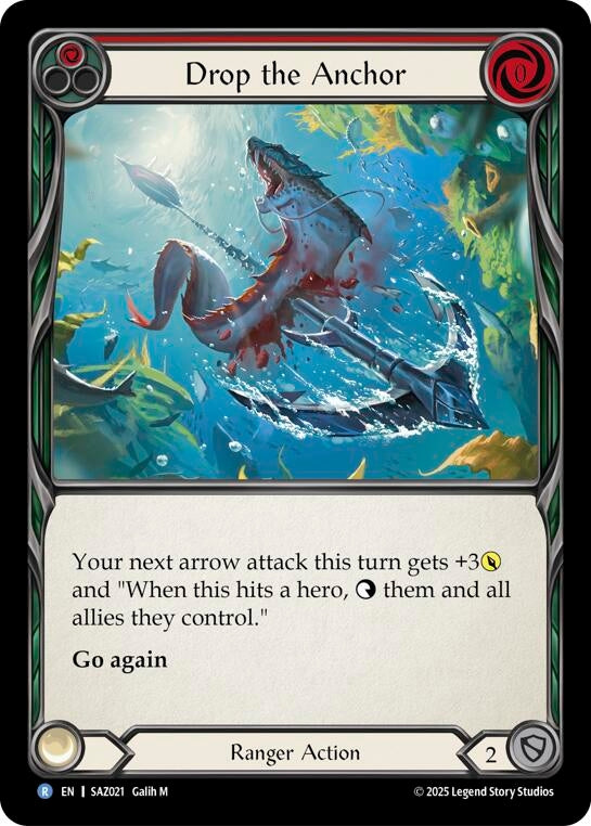 Image for Drop the Anchor (SAZ021) (Silver Age Chapter 2) - Flesh and Blood TCG