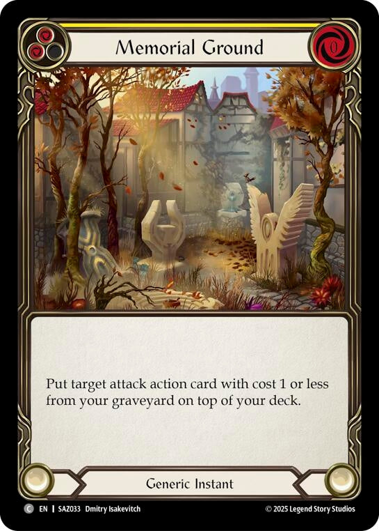 Image for Memorial Ground (SAZ033) (Silver Age Chapter 2) - Flesh and Blood TCG