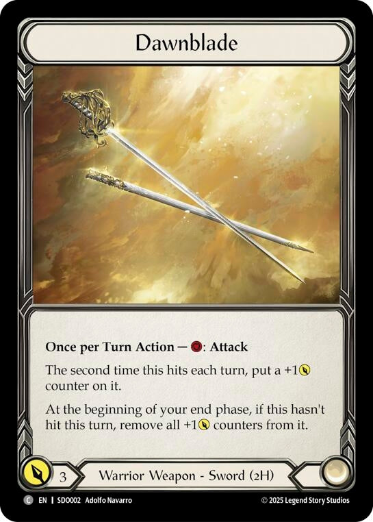 Image for Dawnblade (SDO002) (Silver Age Chapter 2) - Flesh and Blood TCG