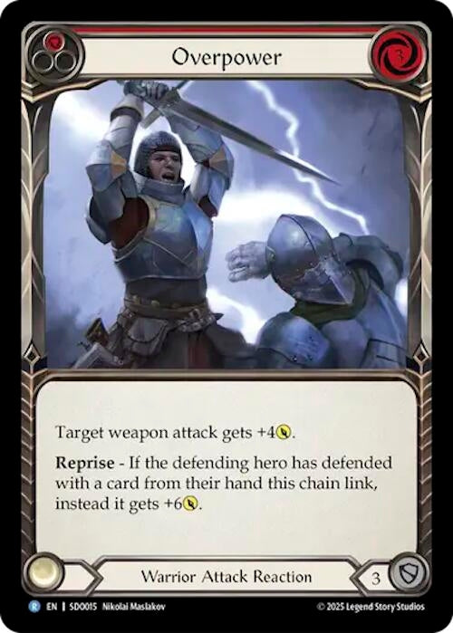 Image for Overpower (Red) (SDO015) (Silver Age Chapter 2) - Flesh and Blood TCG