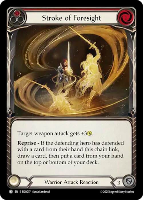 Image for Stroke of Foresight (SDO017) (Silver Age Chapter 2) - Flesh and Blood TCG