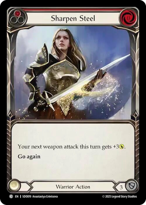 Image for Sharpen Steel (SDO019) (Silver Age Chapter 2) - Flesh and Blood TCG