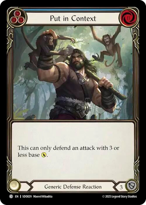 Image for Put in Context (SDO029) (SDO029) (Silver Age Chapter 2) - Flesh and Blood TCG