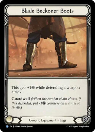 Image for Blade Beckoner Boots (SEN008) (SEN008) (Silver Age Chapter 2) - Flesh and Blood TCG
