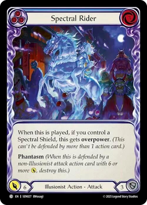 Image for Spectral Rider (SEN027) (Silver Age Chapter 2) - Flesh and Blood TCG