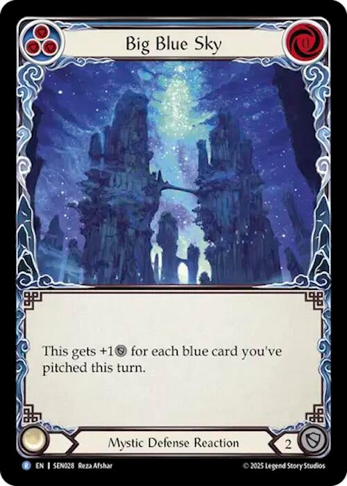 Image for Big Blue Sky (SEN028) (Silver Age Chapter 2) - Flesh and Blood TCG