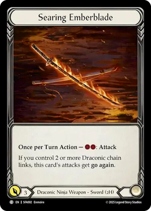 Image for Searing Emberblade (SFA002) (Silver Age Chapter 2) - Flesh and Blood TCG
