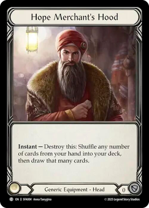Image for Hope Merchant's Hood (SFA004) (Silver Age Chapter 2) - Flesh and Blood TCG