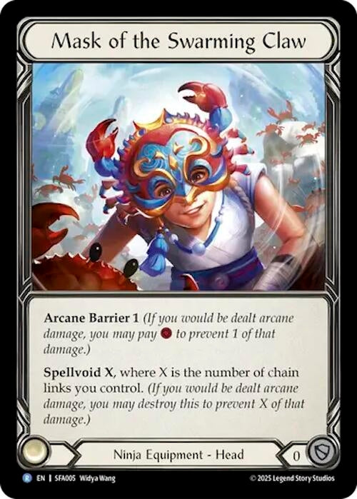 Image for Mask of the Swarming Claw (SFA005) (Silver Age Chapter 2) - Flesh and Blood TCG