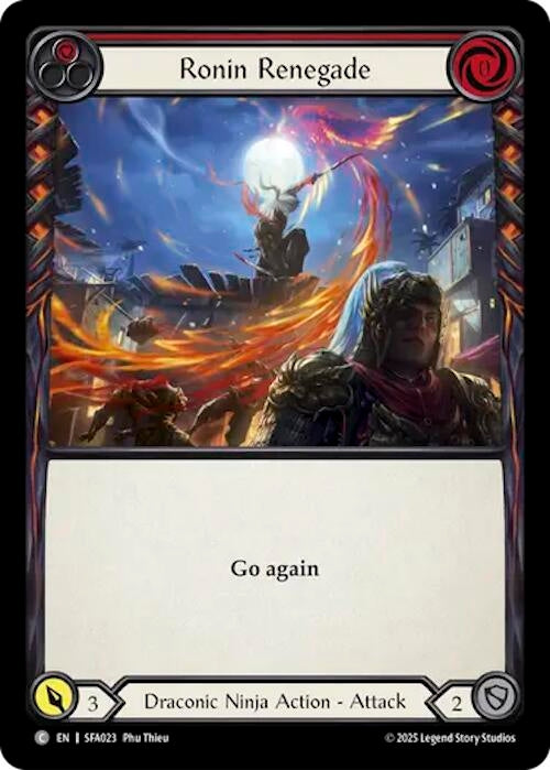 Image for Ronin Renegade (SFA023) (Silver Age Chapter 2) - Flesh and Blood TCG