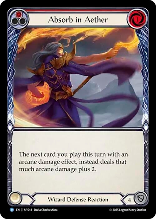 Image for Absorb in Aether (SIY013) (Silver Age Chapter 1) - Flesh and Blood TCG