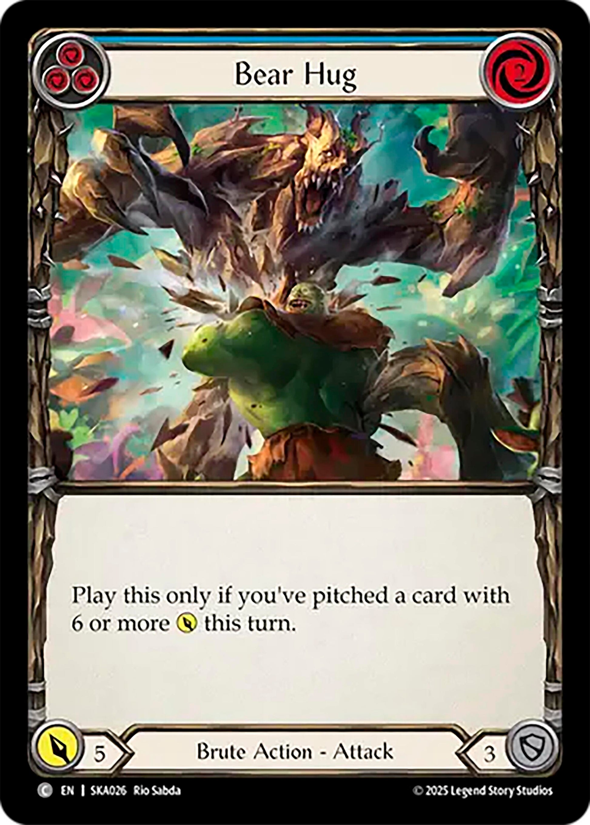 Image for Bear Hug (SKA026) (Silver Age Chapter 1) - Flesh and Blood TCG