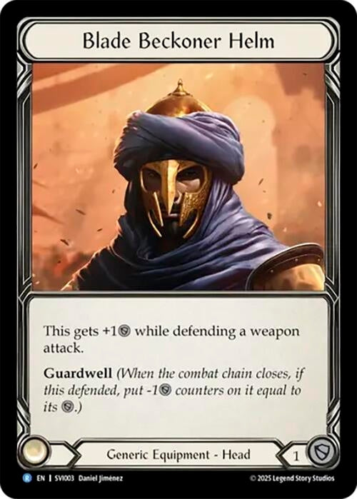 Image for Blade Beckoner Helm (SVI003) (SVI003) (Silver Age Chapter 1) - Flesh and Blood TCG