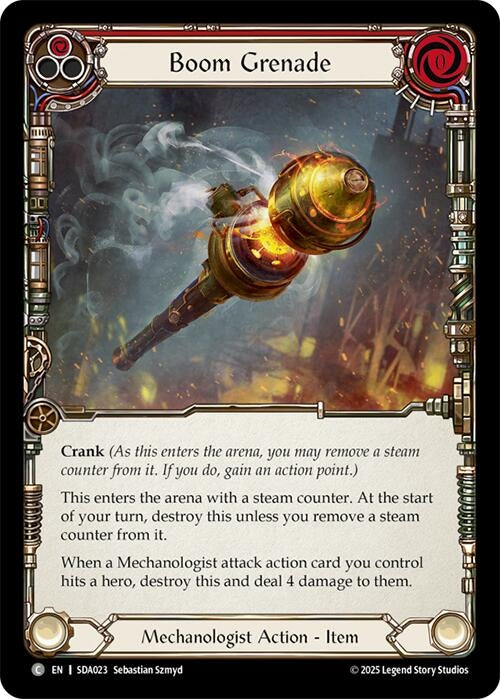 Image for Boom Grenade (SDA023) (Silver Age Chapter 1) - Flesh and Blood TCG