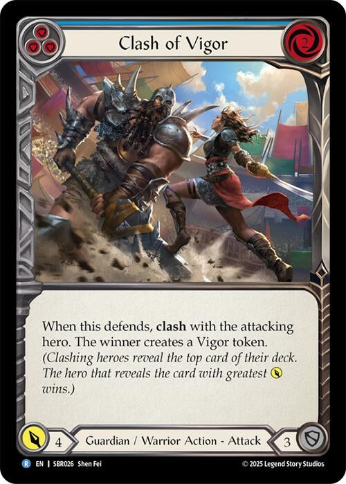 Image for Clash of Vigor (SBR026) (Silver Age Chapter 1) - Flesh and Blood TCG