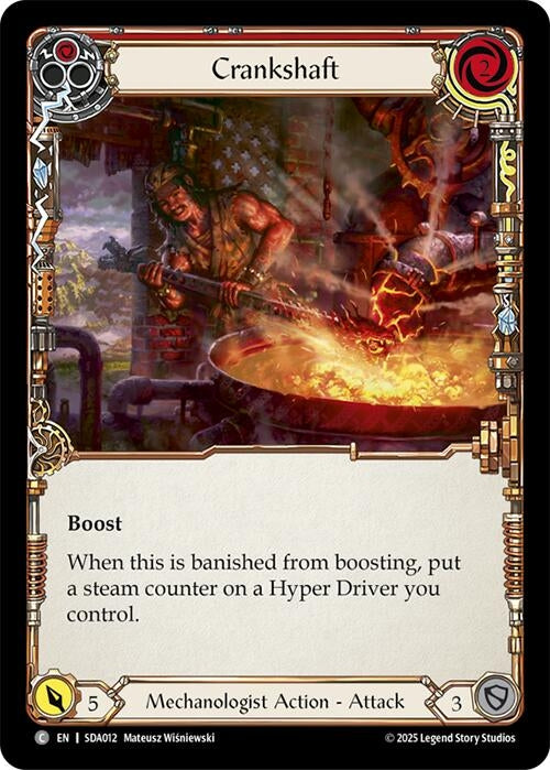 Image for Crankshaft (Red) (SDA012) (Silver Age Chapter 1) - Flesh and Blood TCG