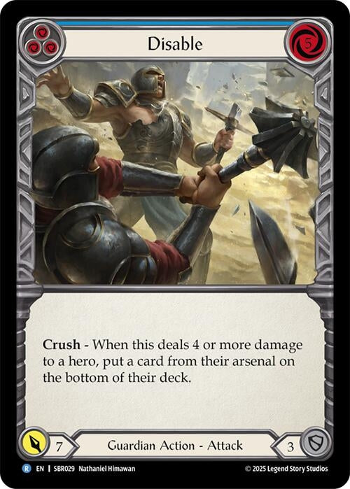 Image for Disable (SBR029) (Silver Age Chapter 1) - Flesh and Blood TCG