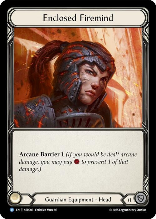 Image for Enclosed Firemind (SBR006) (Silver Age Chapter 1) - Flesh and Blood TCG