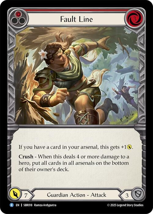 Image for Fault Line (SBR018) (Silver Age Chapter 1) - Flesh and Blood TCG