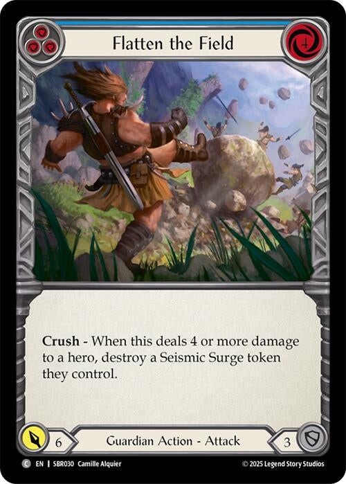 Image for Flatten the Field (SBR030) (Silver Age Chapter 1) - Flesh and Blood TCG