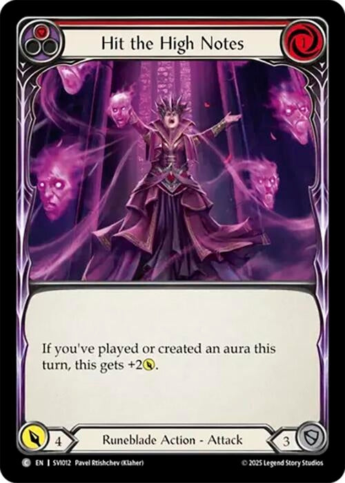 Image for Hit the High Notes (SVI012) (Silver Age Chapter 1) - Flesh and Blood TCG