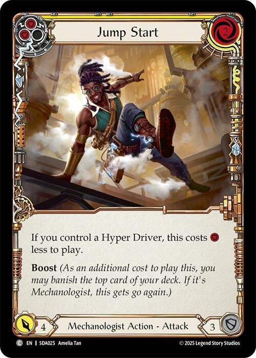 Image for Jump Start (Yellow) (SDA025) (Silver Age Chapter 1) - Flesh and Blood TCG