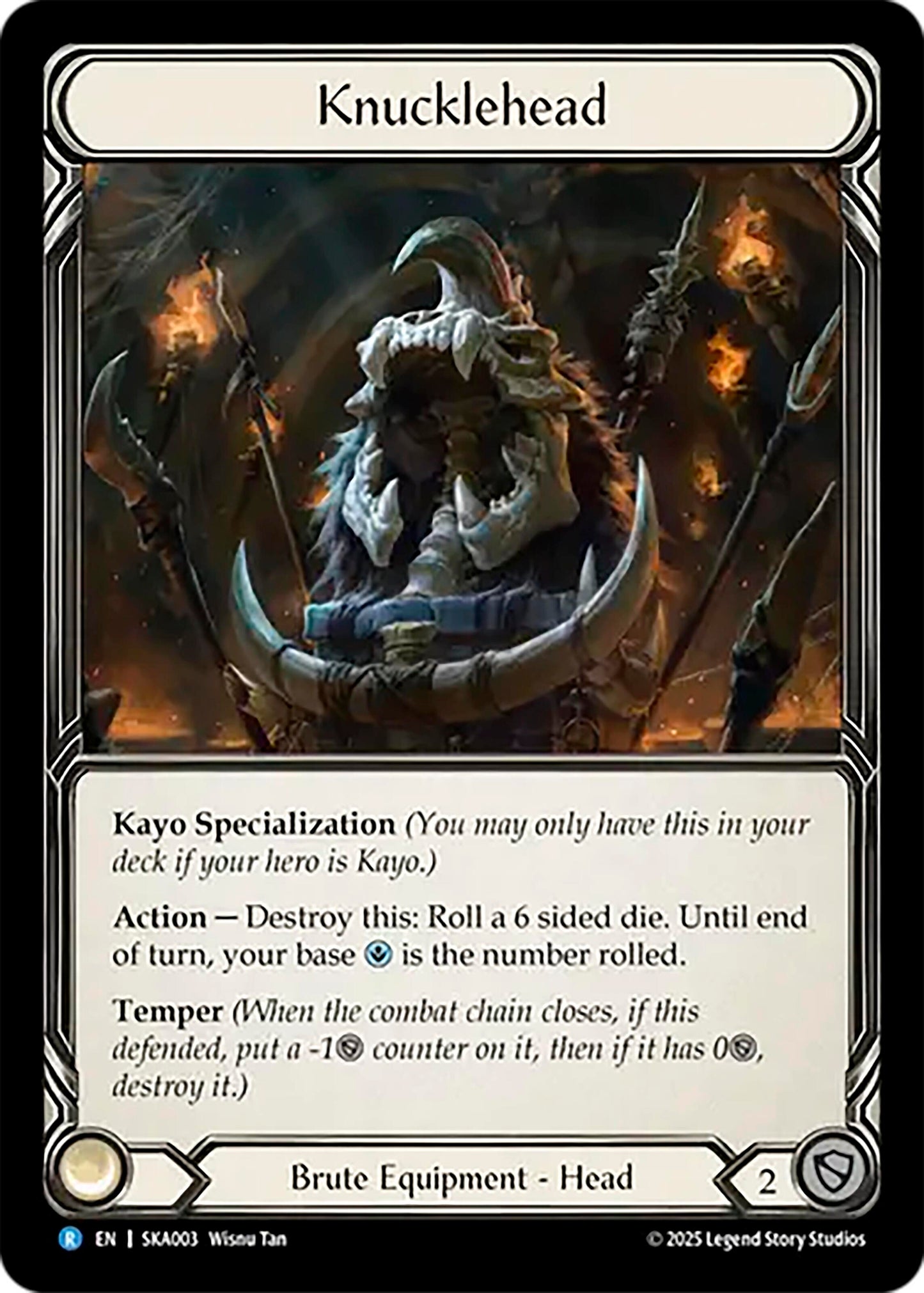Image for Knucklehead (SKA003) (Silver Age Chapter 1) - Flesh and Blood TCG