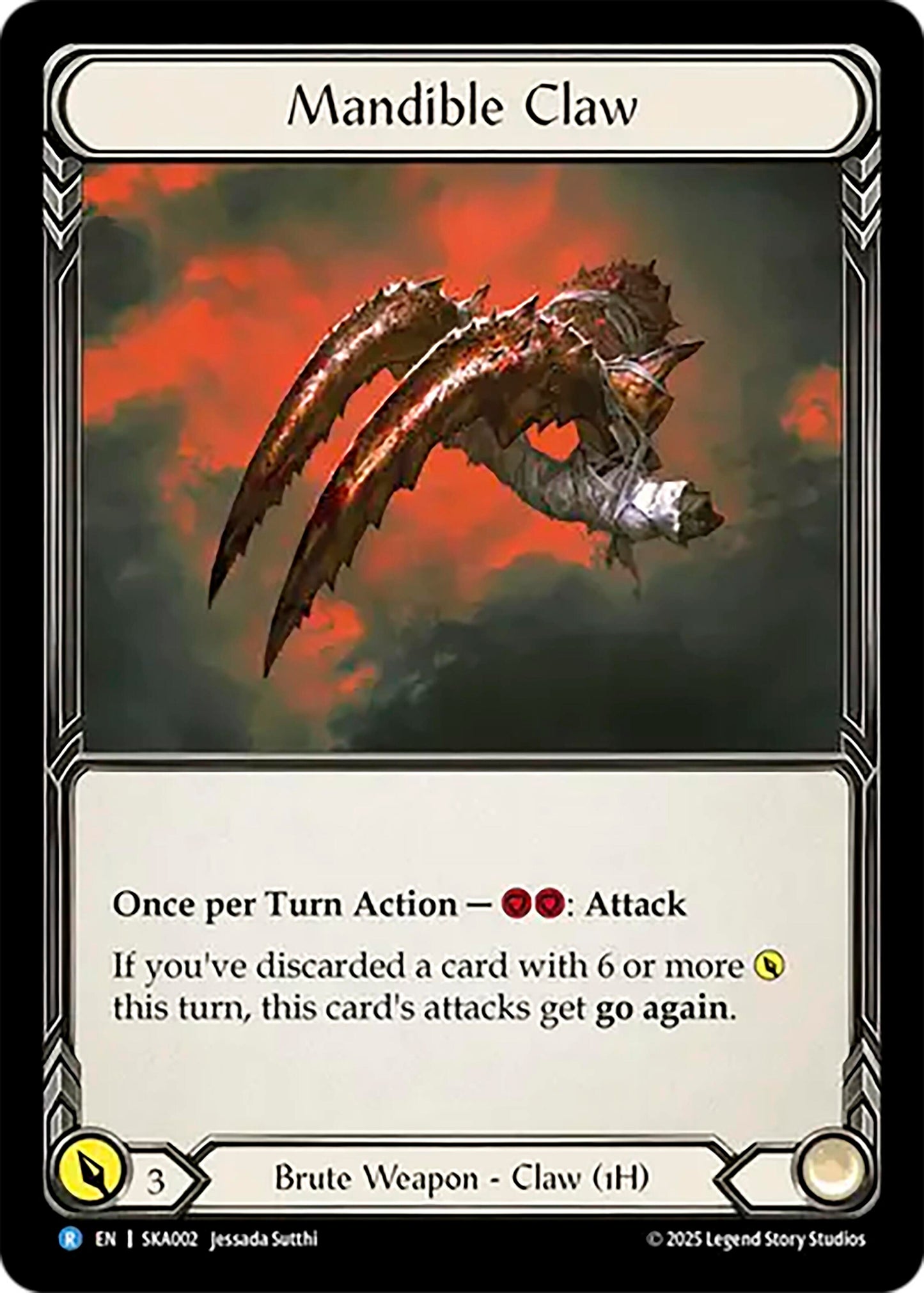 Image for Mandible Claw (SKA002) (Silver Age Chapter 1) - Flesh and Blood TCG