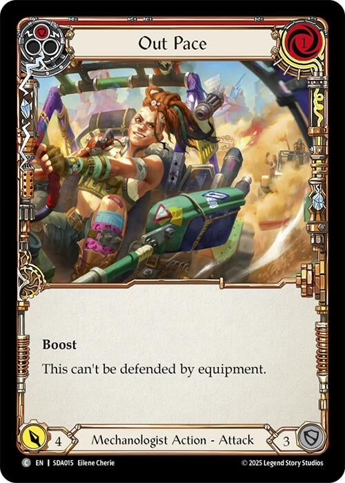 Image for Out Pace (SDA015) (Silver Age Chapter 1) - Flesh and Blood TCG