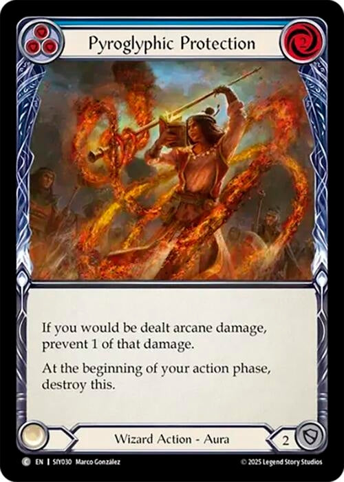 Image for Pyroglyphic Protection (SIY030) (Silver Age Chapter 1) - Flesh and Blood TCG