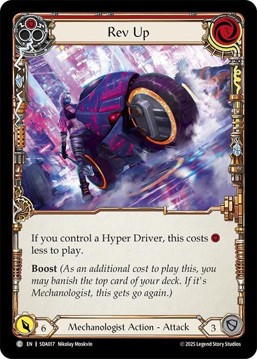 Image for Rev Up (SDA017) (Silver Age Chapter 1) - Flesh and Blood TCG