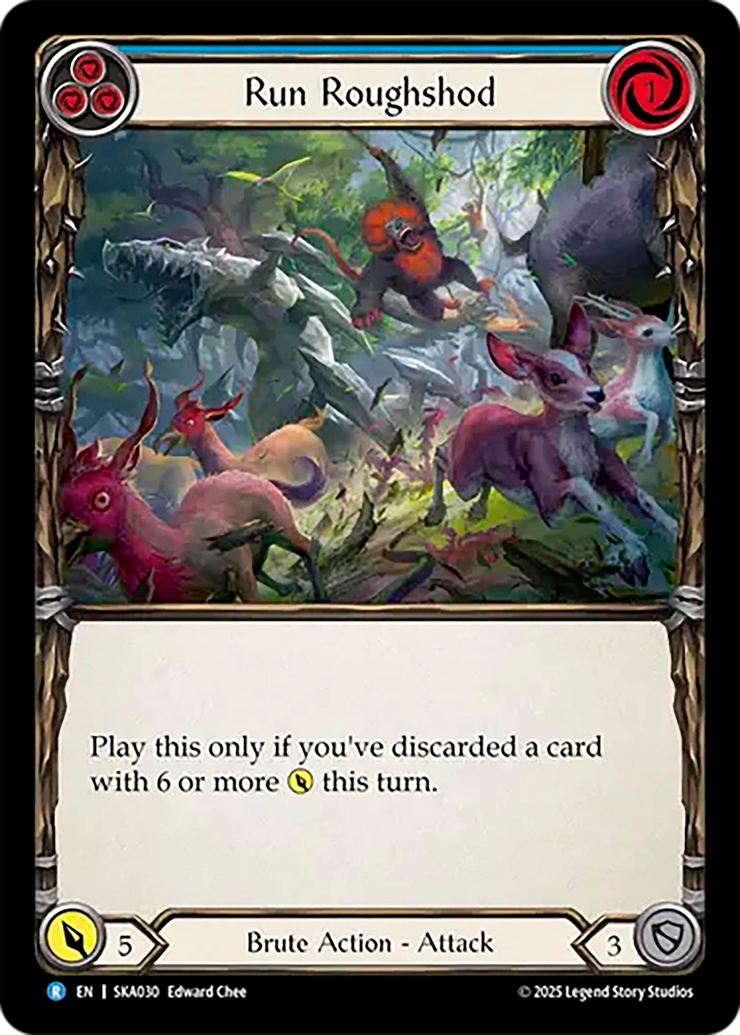 Image for Run Roughshod (SKA030) (Silver Age Chapter 1) - Flesh and Blood TCG