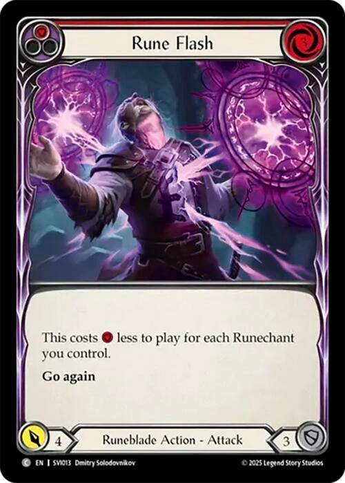 Image for Rune Flash (SVI013) (Silver Age Chapter 1) - Flesh and Blood TCG