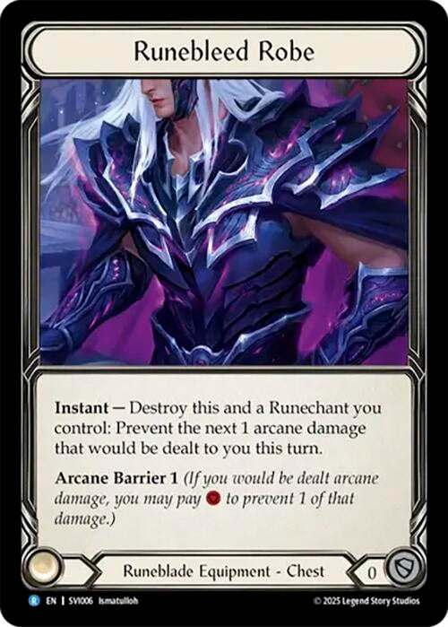 Image for Runebleed Robe (SVI006) (Silver Age Chapter 1) - Flesh and Blood TCG