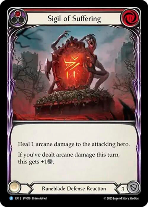 Image for Sigil of Suffering (SVI019) (Silver Age Chapter 1) - Flesh and Blood TCG