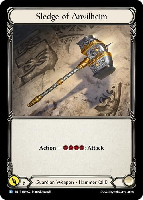 Image for Sledge of Anvilheim (SBR002) (Silver Age Chapter 1) - Flesh and Blood TCG