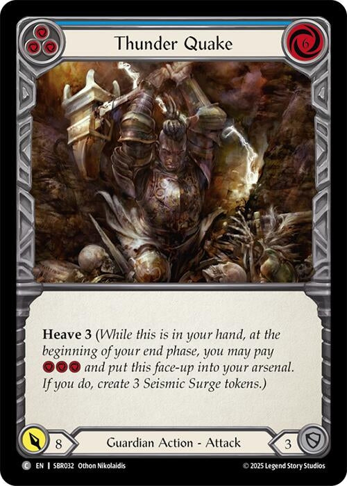 Image for Thunder Quake (SBR032) (Silver Age Chapter 1) - Flesh and Blood TCG