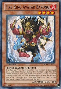 Fire King Avatar Barong (2) (SDOK) - YuGiOh Single