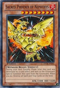 Sacred Phoenix of Nephthys (4) (SDOK) - YuGiOh Single