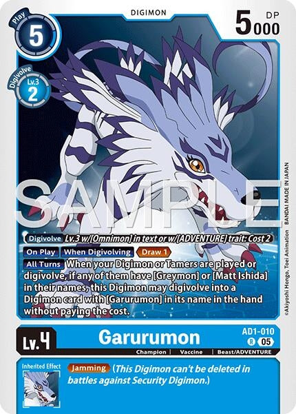 Image for Garurumon (AD1-010 R) (Advanced Booster Digimon Generation) - Digimon Card Game