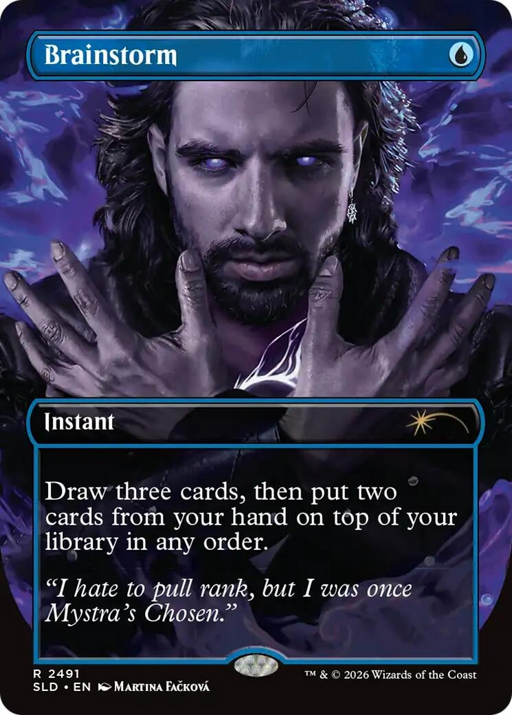 Image for Brainstorm (2491) (2491) (Secret Lair Drop Series) - Magic: The Gathering